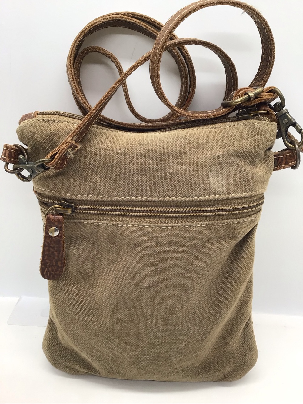 Myra Upcycle Flare Crossbody Bag - Picture 2 of 8